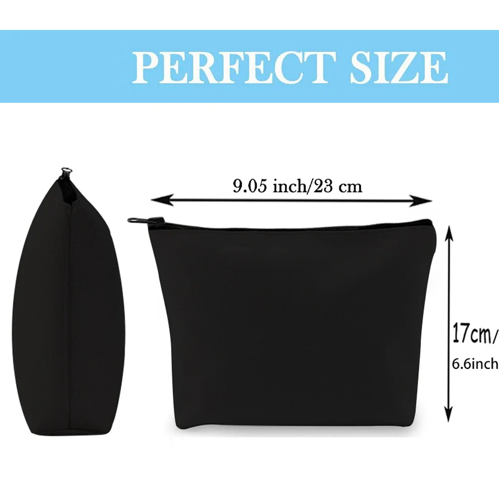 Zipper Travel Makeup Bag Multi-function Women Canvas Cosmetic Bag Necessaries Strap Organizer Beauty Pencil Case Purse New Style
