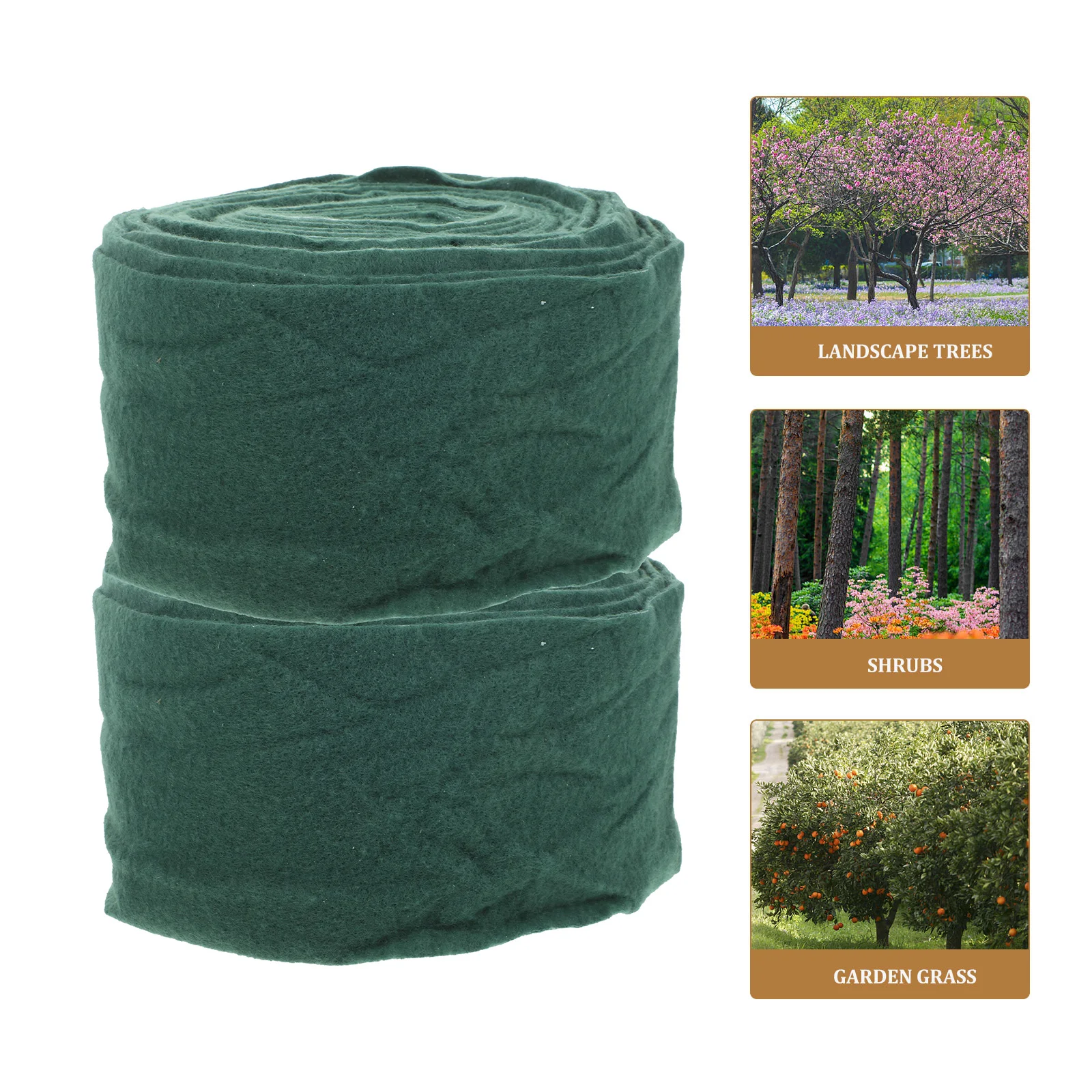 

2 Rolls Tree Protector Wrap Moisture Retaining Winter Proof Non Woven Fabric Warm Keeper Fruit Trees Shrubs Garden Plants