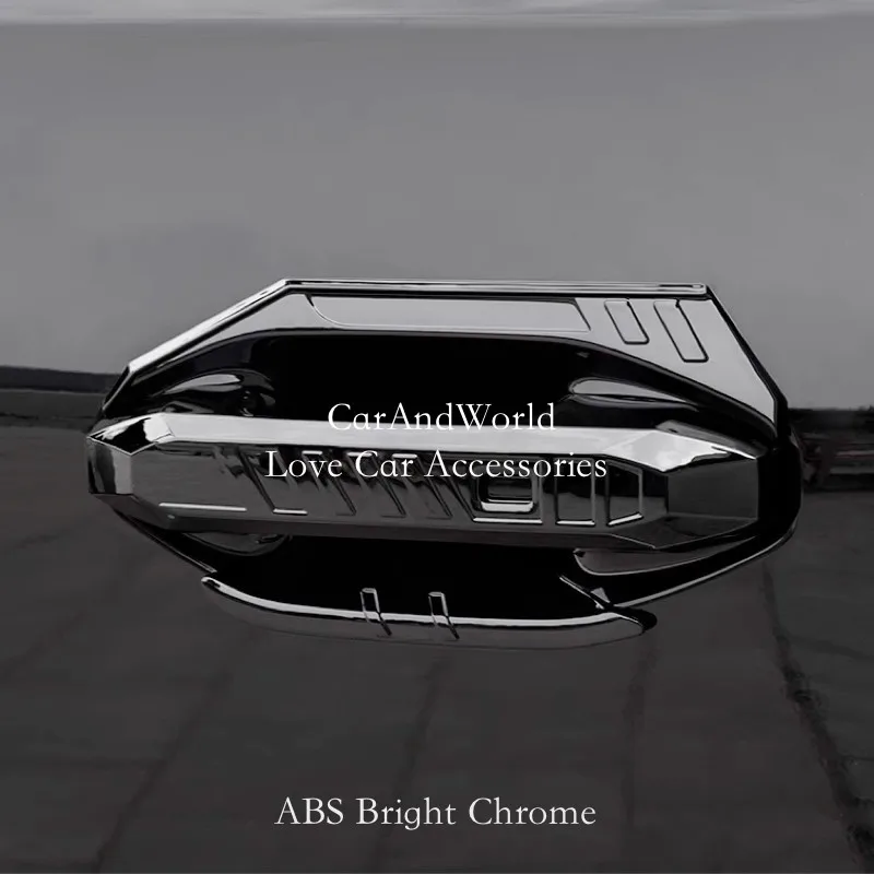 ABS ألياف الكربون الجسم مقبض الباب الإطار إكسسوارات خارجية لأبواب السيارات حامي الزخارف صب السيارات اكسسوارات ل Jetour T2 المسافر 2023-2025 #3