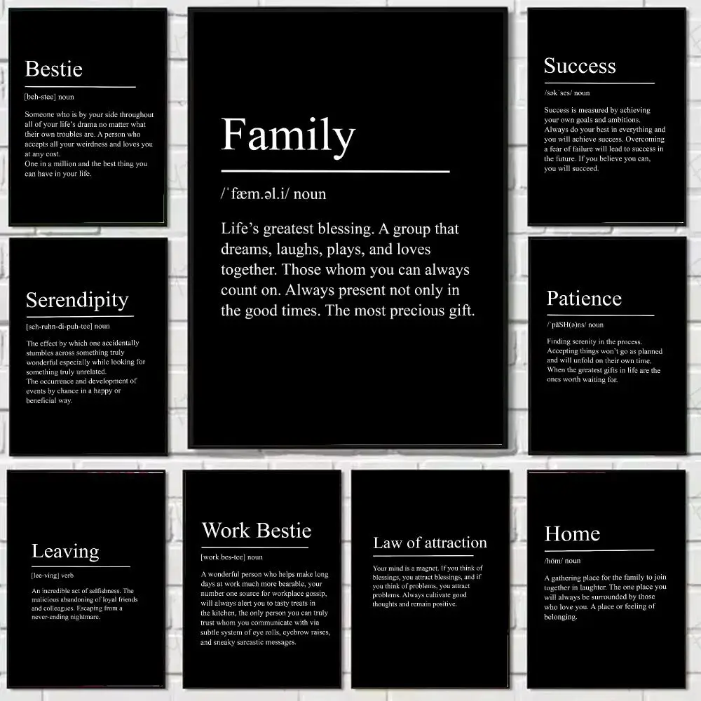 Motivation and Self-Discipline Theme Poster Stickers, suitable for game rooms, bedrooms, corridors, home wall art decor, gifts