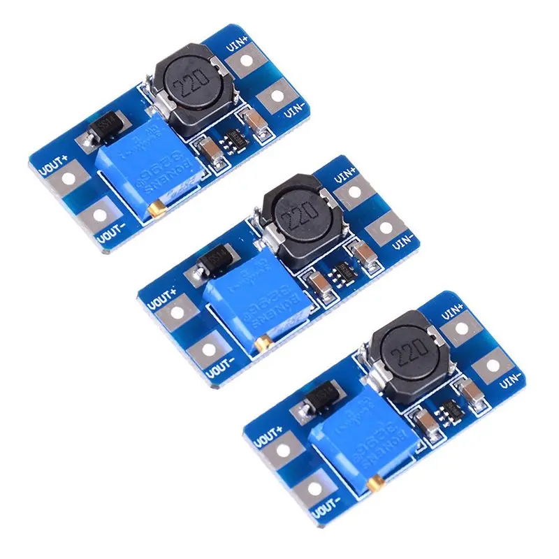 15Pcs Input 2V-24V Dc-Dc 5V/9V/12V/28V Boost Converter Adjustable Step Up Power Supply Pcc Board Moudle-[Toolmr A83]