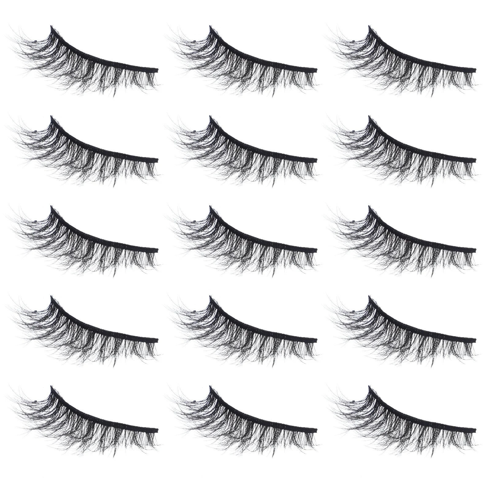20Pairs Safe Skinfriendly Eyelashes Bulk Lash Strips Natural Look Makeup Lashes Lashes in Bulk Eyelashes Eye Lash Strip