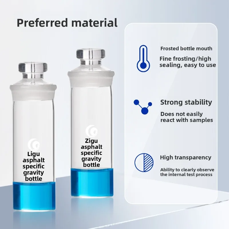 Asphalt Specific Gravity Bottle 1863 Lab Viscosity Density Tester for Solid Liquid