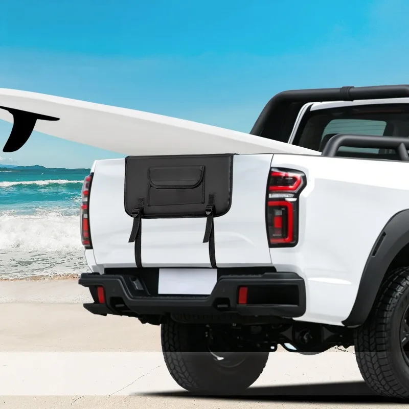 Waterproof Tailgate Pad for Mountain Bikes Pickup Truck Tailgate Protection Pad with Reflective Strip for Medium-sized Trucks