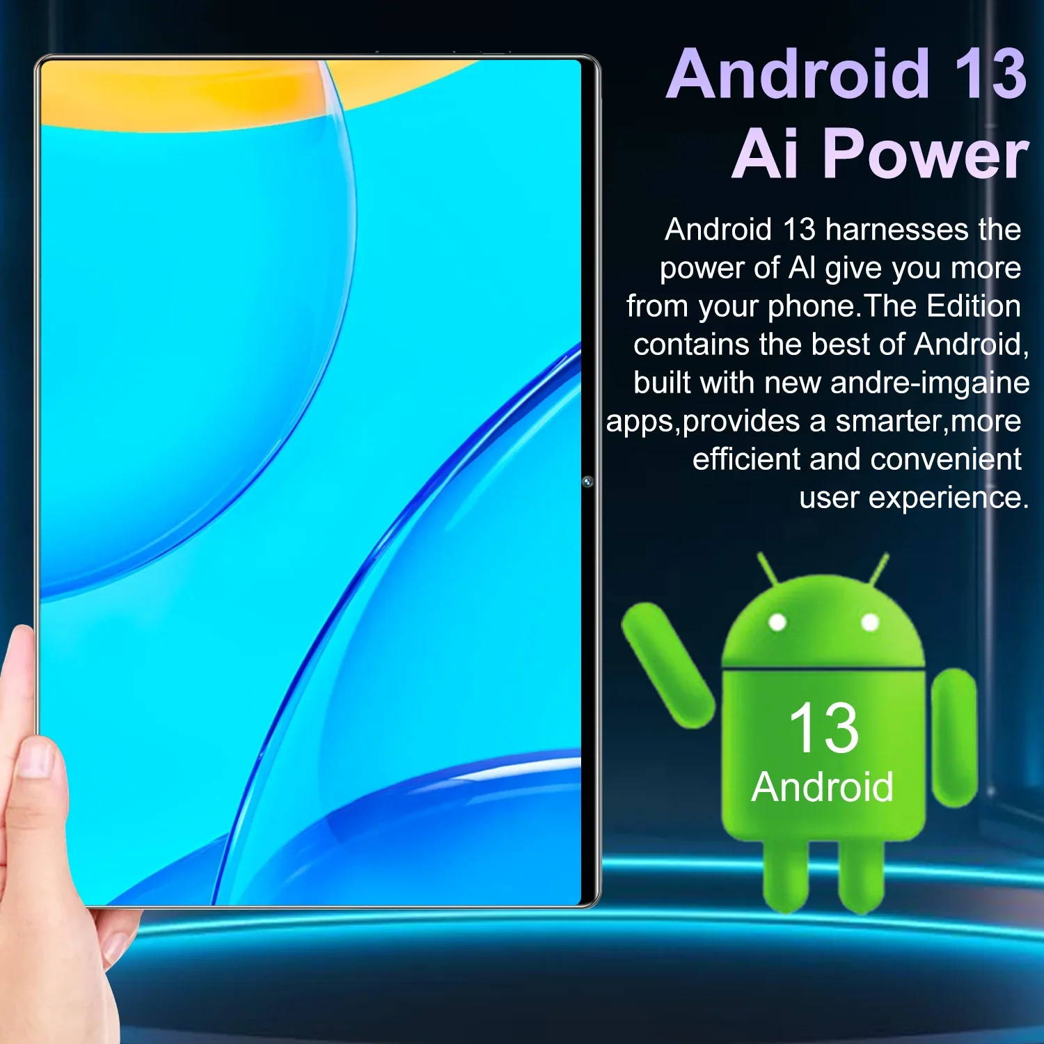 Picture 6: 5G 2025 Brand New 10.36nch Tablet Android 16GB RAM 1TB ROM Android 13.0 16MP 32MP 12000mAh 10-Core Bluetooth Network HD Screen