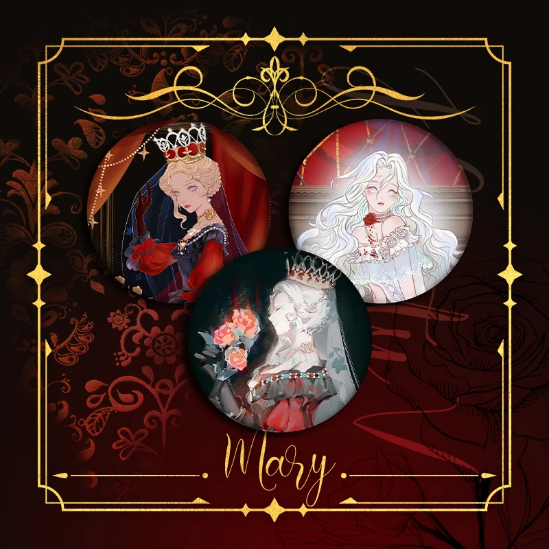 

Anime Identity Ⅴ Mary Bloody Queen Cosplay Palace Colleagues Ambitus Laser Badge