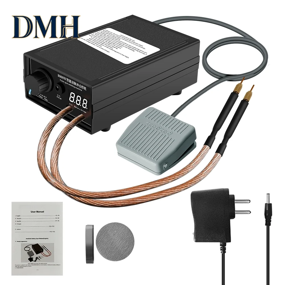 

Портативный аппарат для точечной сварки DMH 8000 Вт с перезаряжаемой литиевой батареей