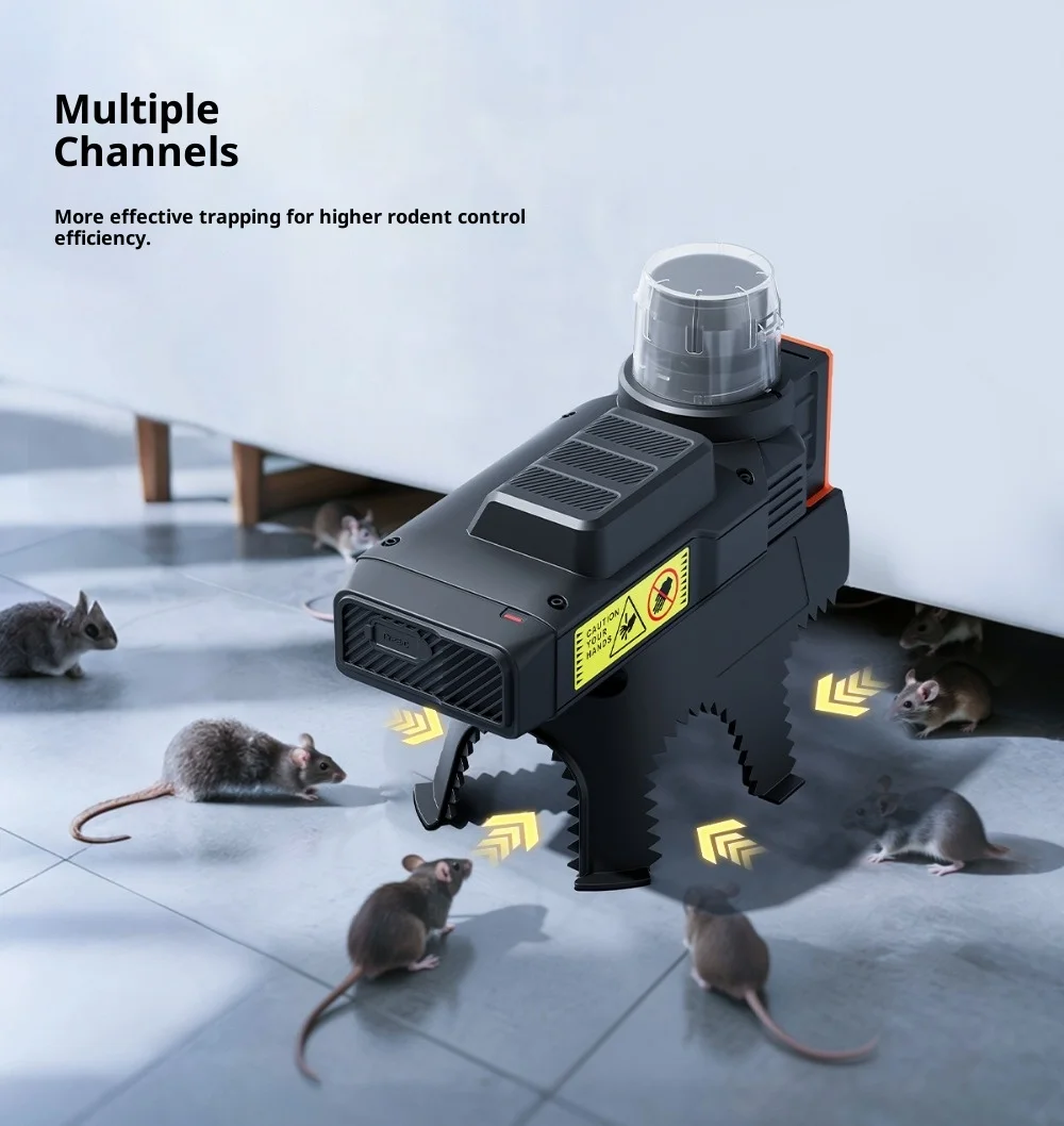 Elektrische Kohlenstoffdioxidfreie Nagerfalle, Automatische Humane Nicht-Toxische Ratten- und Mäusefalle, Ratten- und Mäusefallen-Set – Detail 9