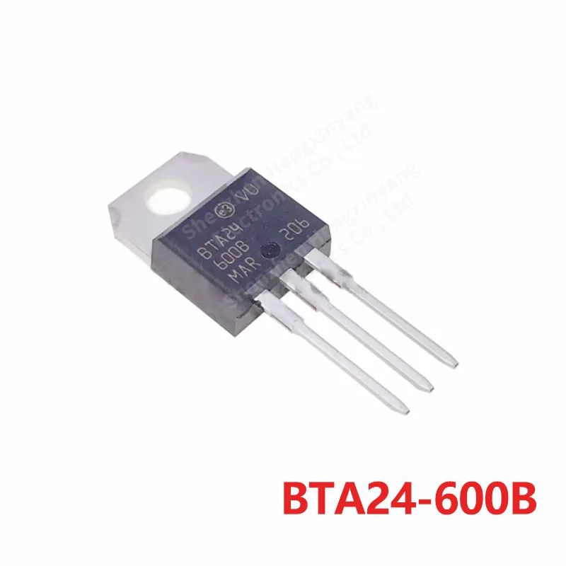 10pcs (M) BTA16-600B BTA12 BTA20 BTA24 BTA06 BTA08-800B TO-220 Commonly used bidirectional thyristor