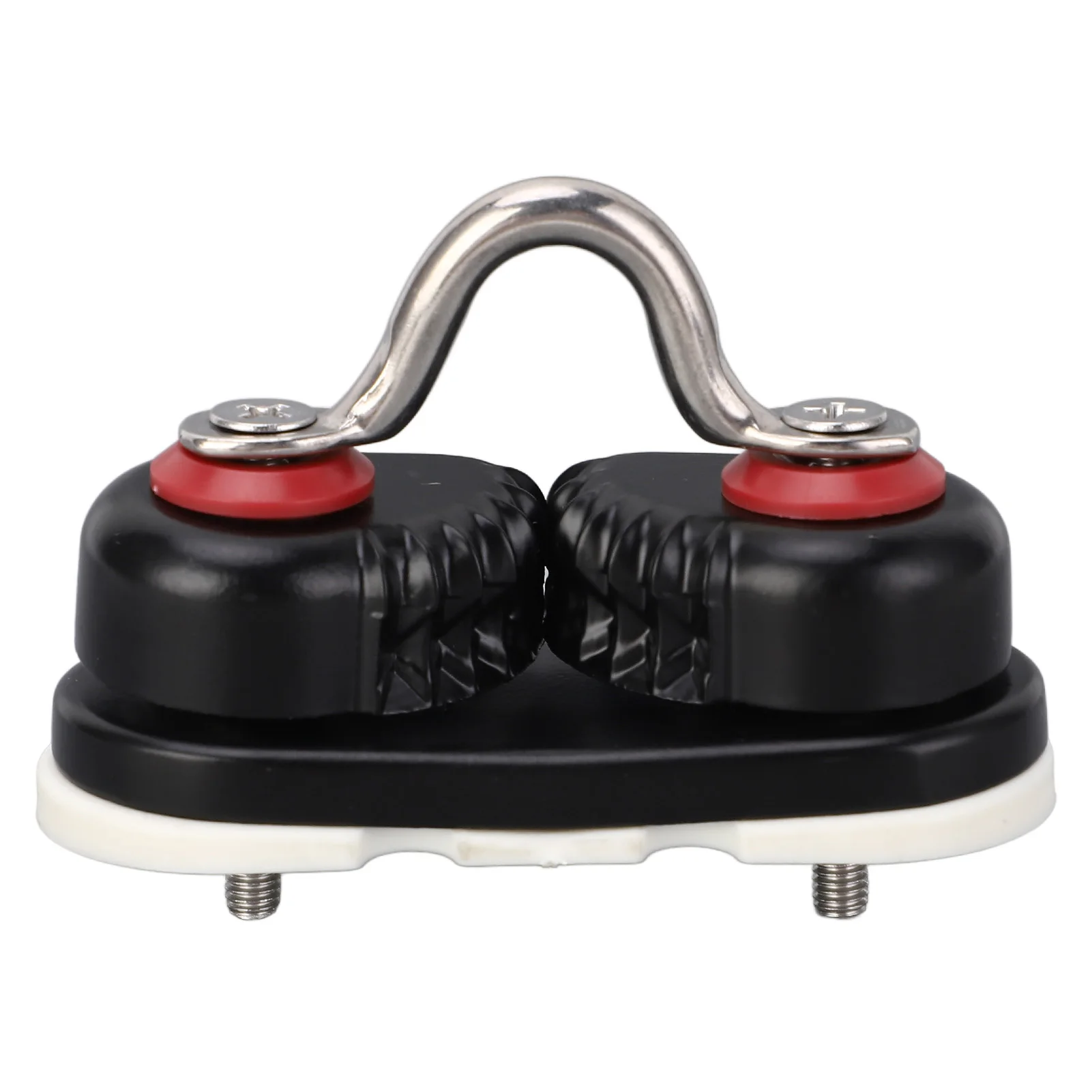 Boat Cam Cleat Aluminum Alloy Ball Bearing Fast Entry Cam Cleat with Guide Ring for Sailing Sailboat Kayak Canoe Dinghy