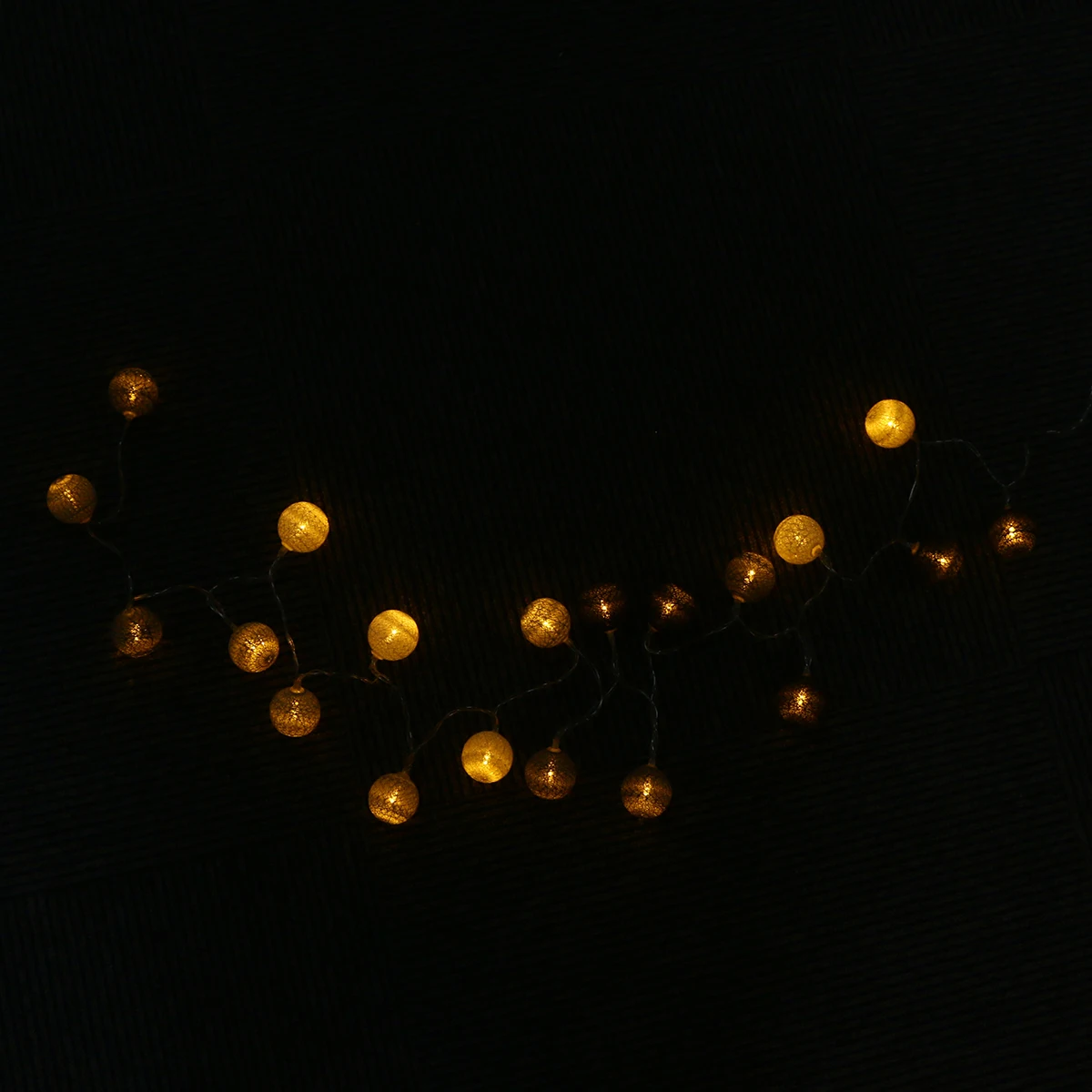 

20Pcs Yarn Ball String Lights 2.2m Powered Flexible Christmas Party Garden Patio Bedroom Wedding Decoration