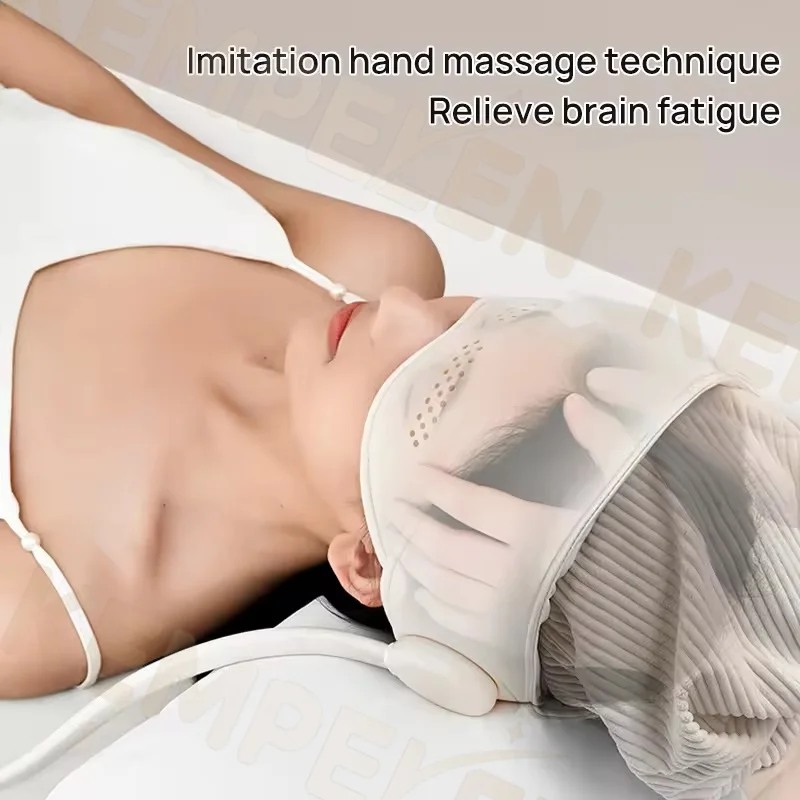 Smart Head & Eye Massager HD-01 | 6-Zone Airbag | Graphene Heating | 4 Modes | 3 Heat Levels | Sleep & Stress Relief