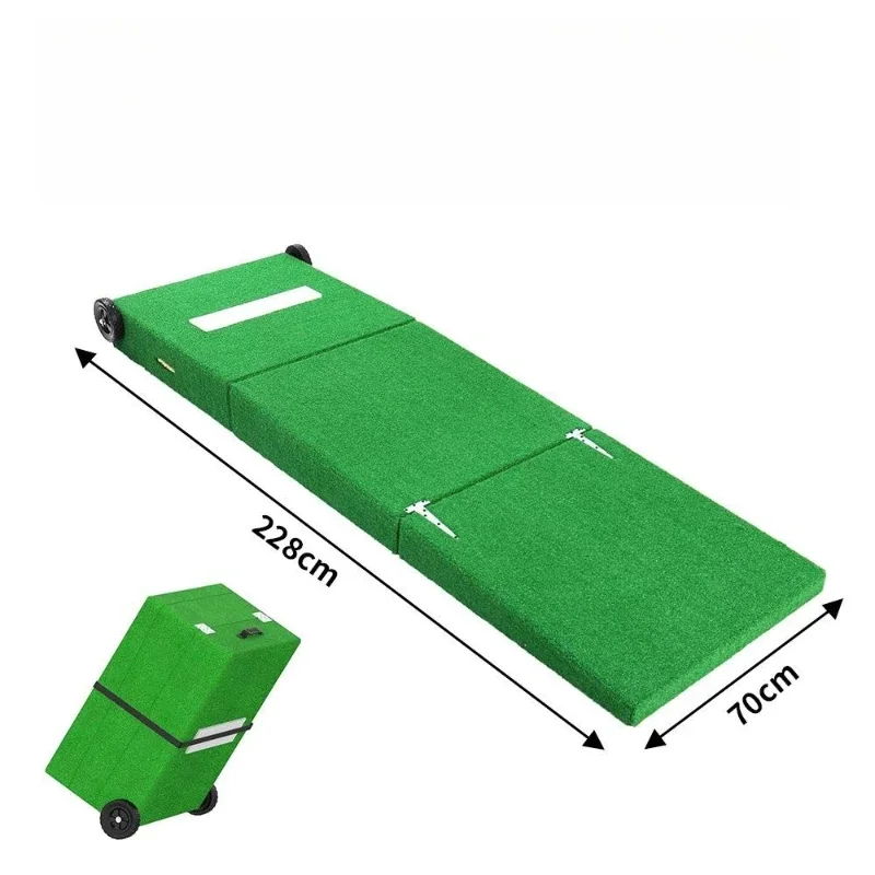 2026 Portable Baseball Pitching Trainer Mat Softball Pitcher Mound Wheels & Base Training Equipment for Baseball & Softball Play