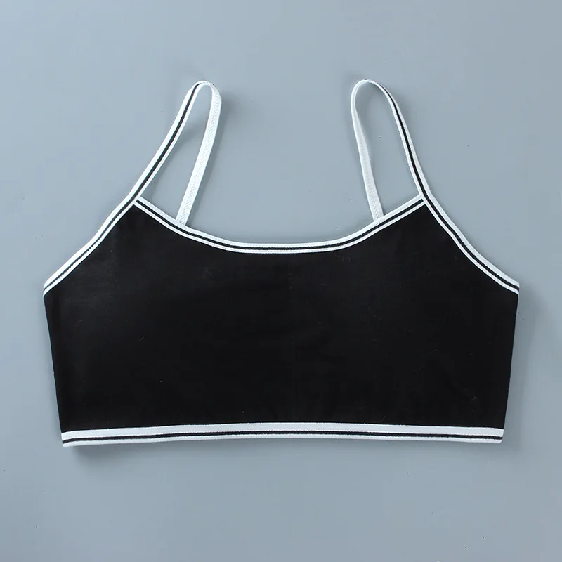 Teenage Girls Underwear Tops Young Children's Maiden Cotton Soft Training Bras Developed Kids Sports Bra Lingerie 8-16Years