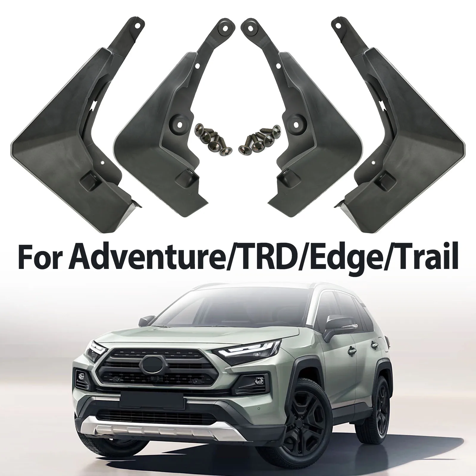

4pcs Splash Guards Mud Flaps For Toyota RAV4 XA50 Adventure EDGE TRAI 2019-2025