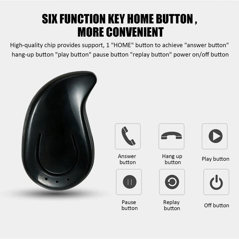 S11 Wireless headphones Car Business  Bluetooth-compatible 5.0 Headset Handsfree Headphones Mini Strong Bass Wireless Earphones