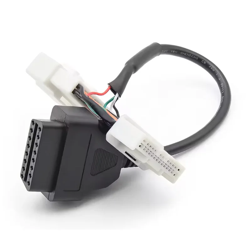 For Tesla 26Pin 20pin 12pin OBD2 Cable Car Diagnostic Connector To OBDII 16Pin Adapter for Tesla Model S X Y Model 3