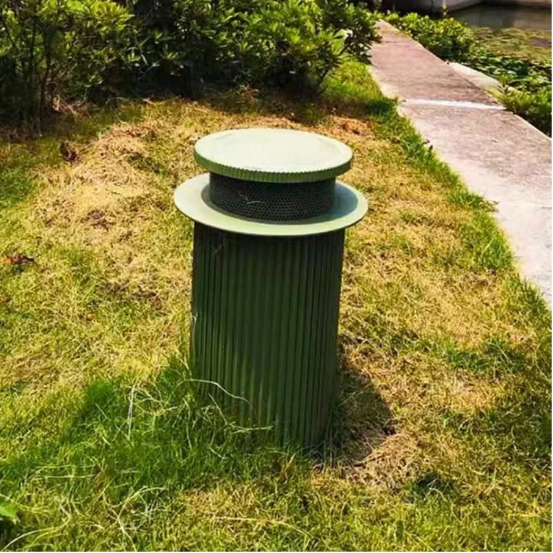 Outdoor 360 degree full range garden lawn speaker 6 inch metal shell 10-30W cable public address system 8