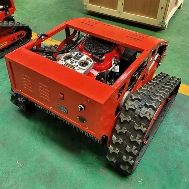 Intelligenter fern gesteuerter Rasenmäher Obstgarten Farm Viertakt benzin betriebener Rasenmäher