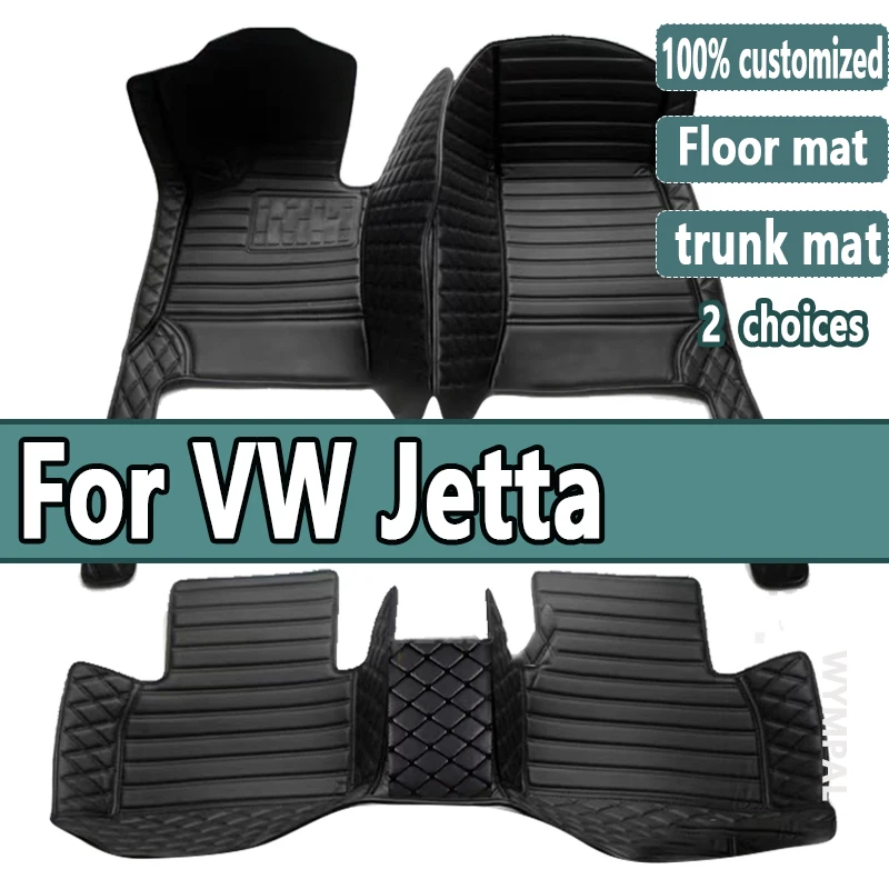 Samochodowe dywaniki podłogowe do VW Jetta Bora A4 1999 ~ 2004 Dywan Auto Interior Parts Pad Luksusowa skórzana mata Akcesoria samochodowe