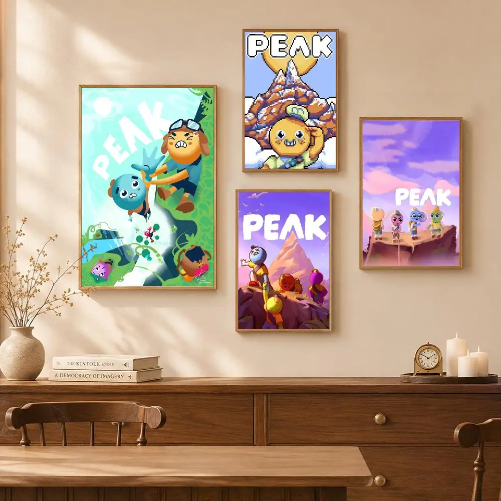 Funny Game P-PEAK Game Poster Self-Adhesive Wall Art Poster HD Waterproof PP Bedroom Cafe Gym Home Decor Gift