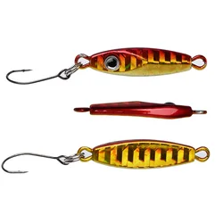 DUODUOYU 10PCS Mini Spoon  Jig Fishing Lure 3g/6g Small Decoys Metal Jigs Jig bait Single Hook Artificial Lure Fishing Tackle