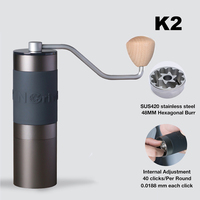 Kingrinder manual coffee grinder portable mill 420stainless steel 38mm/48mm burr K0/K1/ k2 /k3