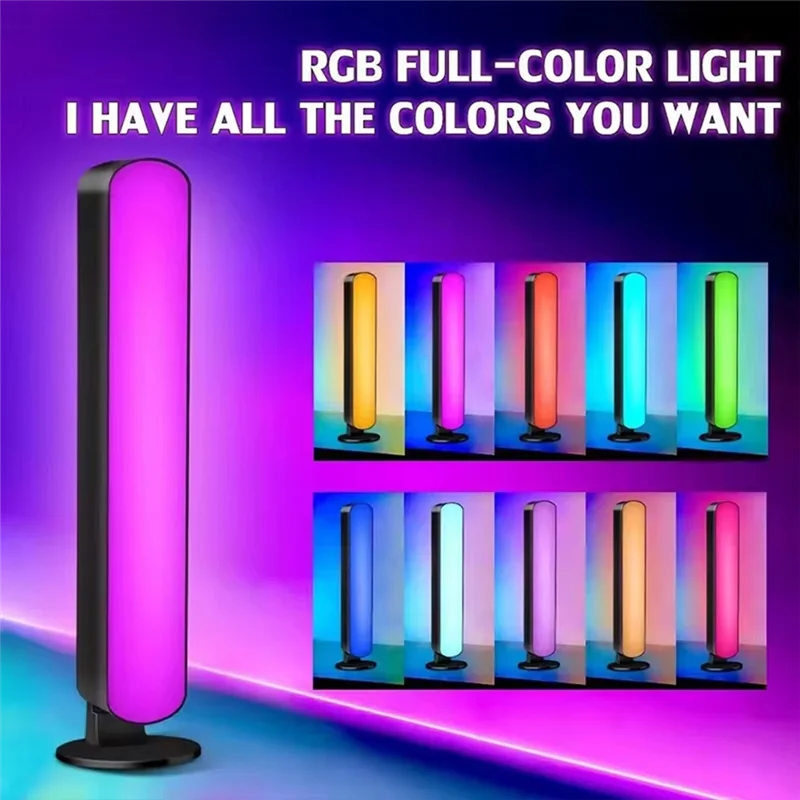 

ABMR-Night Light RGB Pickup Music Rhythm Desktop Lamp USB Model Christmas Home Decoration LED Light Bar Belt