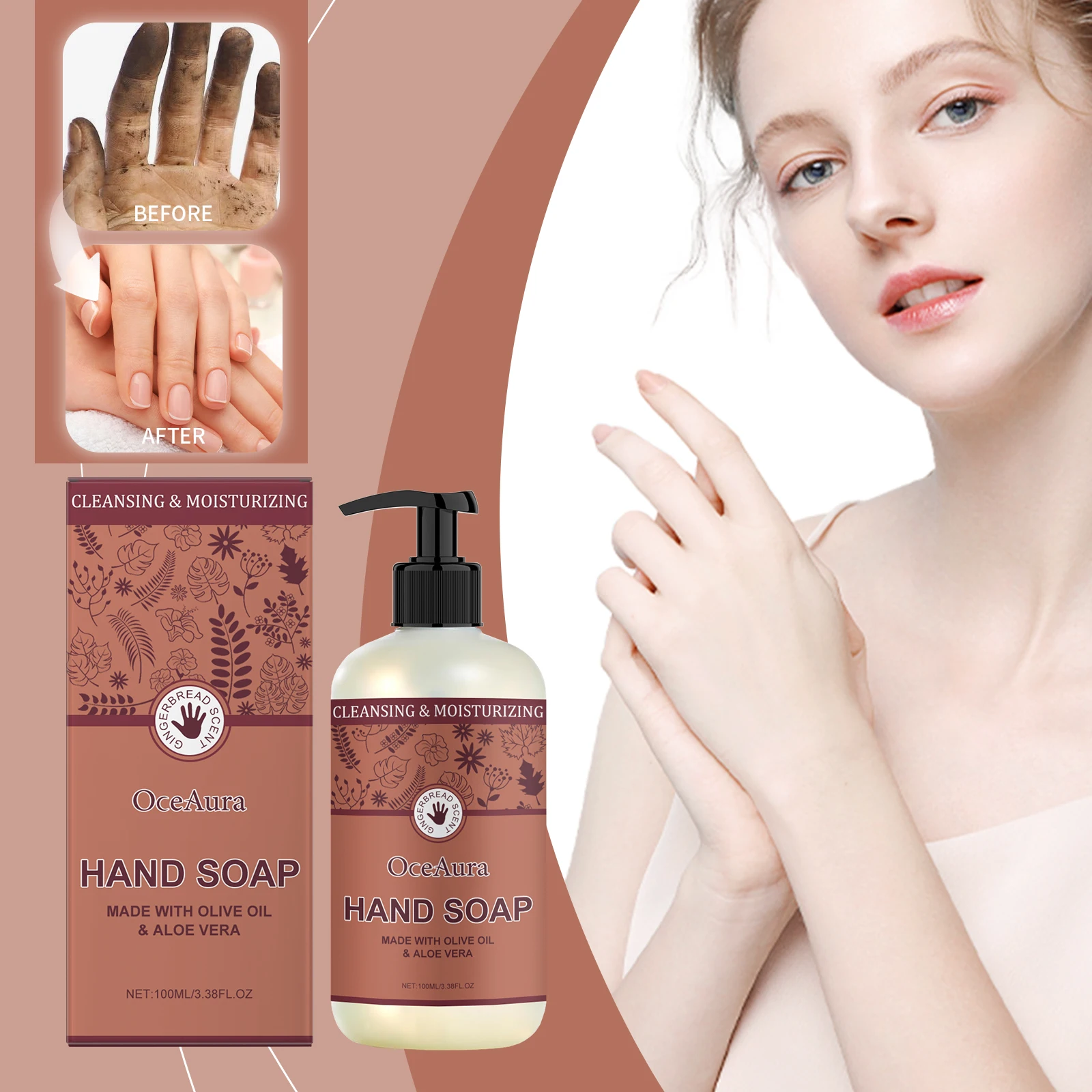 보습 손 소독제는 손 피부를 부드럽게 클렌징하고 촉촉하게 해주며 산뜻하고 향기로운 향기를 남겨줍니다.