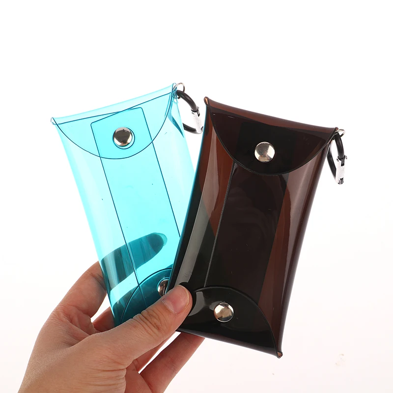 Multiple colors Blind Box Storage Display Box Hand-made PVC Coin Purse Transparent Key Bag Toy Dolls Hanging Small Bag