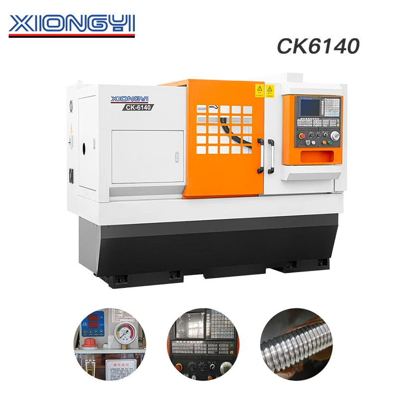 High Cost Performance Single Spindle With External Cutting Tool CK6140 CNC Flat-Bed Lathe