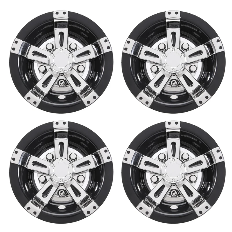 8Inch Golf Cart Wheel Cover, 5 Spoke Design Hub Cap For Golf Carts For Club Car, EZGO, Yamaha