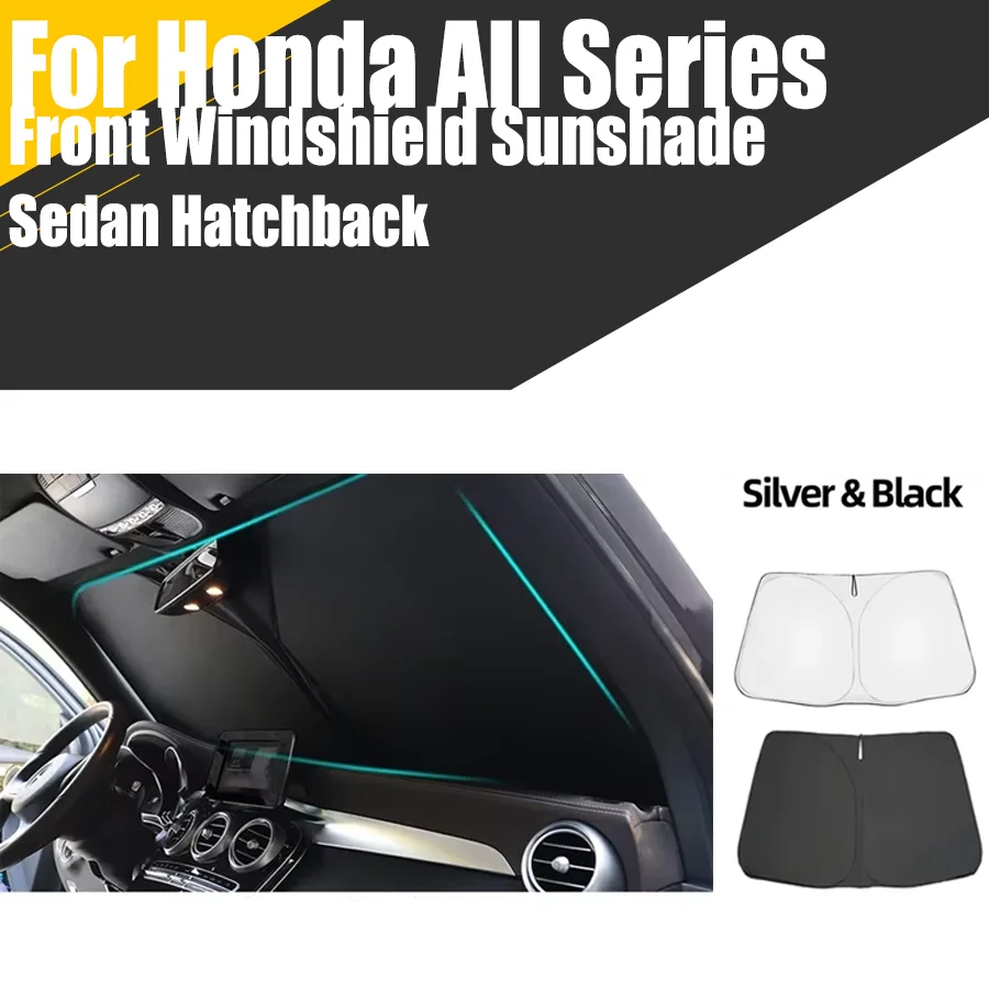 

Car Front Windshield Sunshade Custom For Honda Civic CRV Accord Sedan Hatchback Window Windscreen Cover Foldable 2016 2024