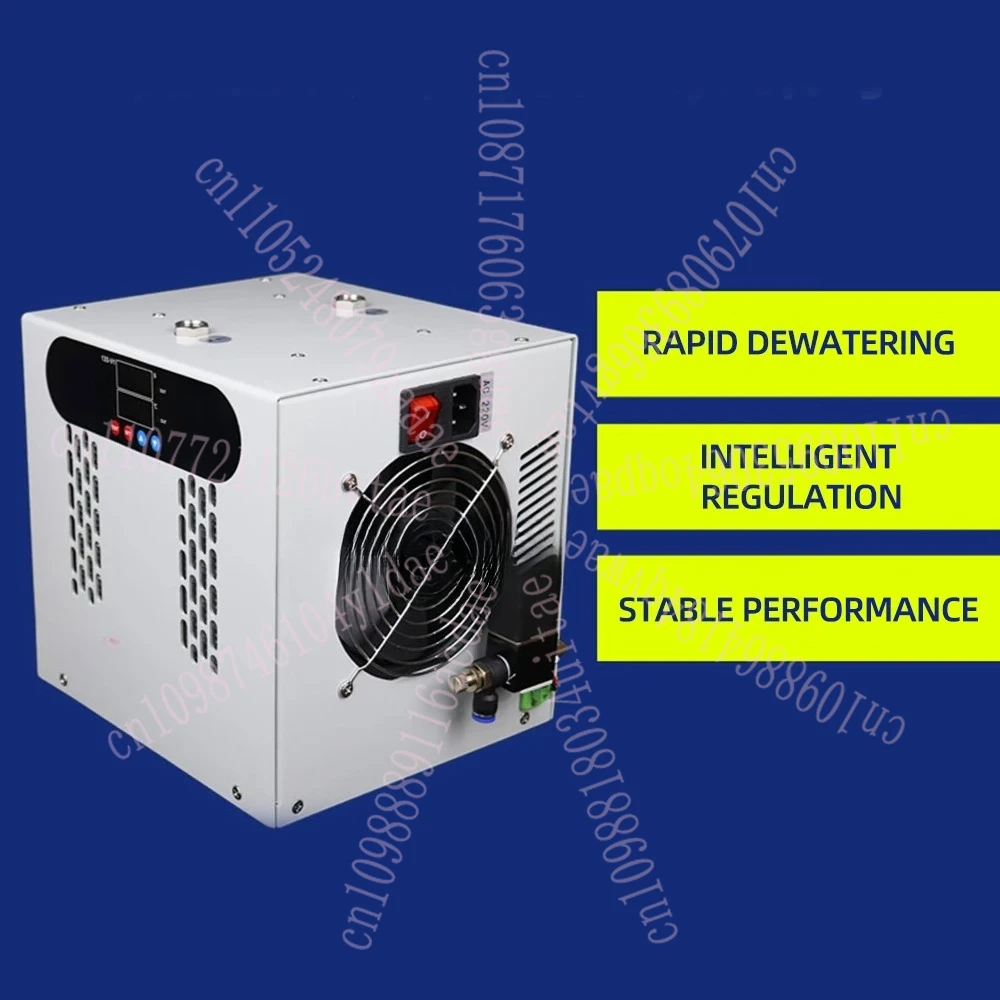 مجفف بارد 200 لتر/دقيقة، تجفيف الهواء المضغوط، إزالة الماء، ثلاثة ضواغط هواء تنسيقية، مجفف تجميد، تبريد غرفة الأكسجين