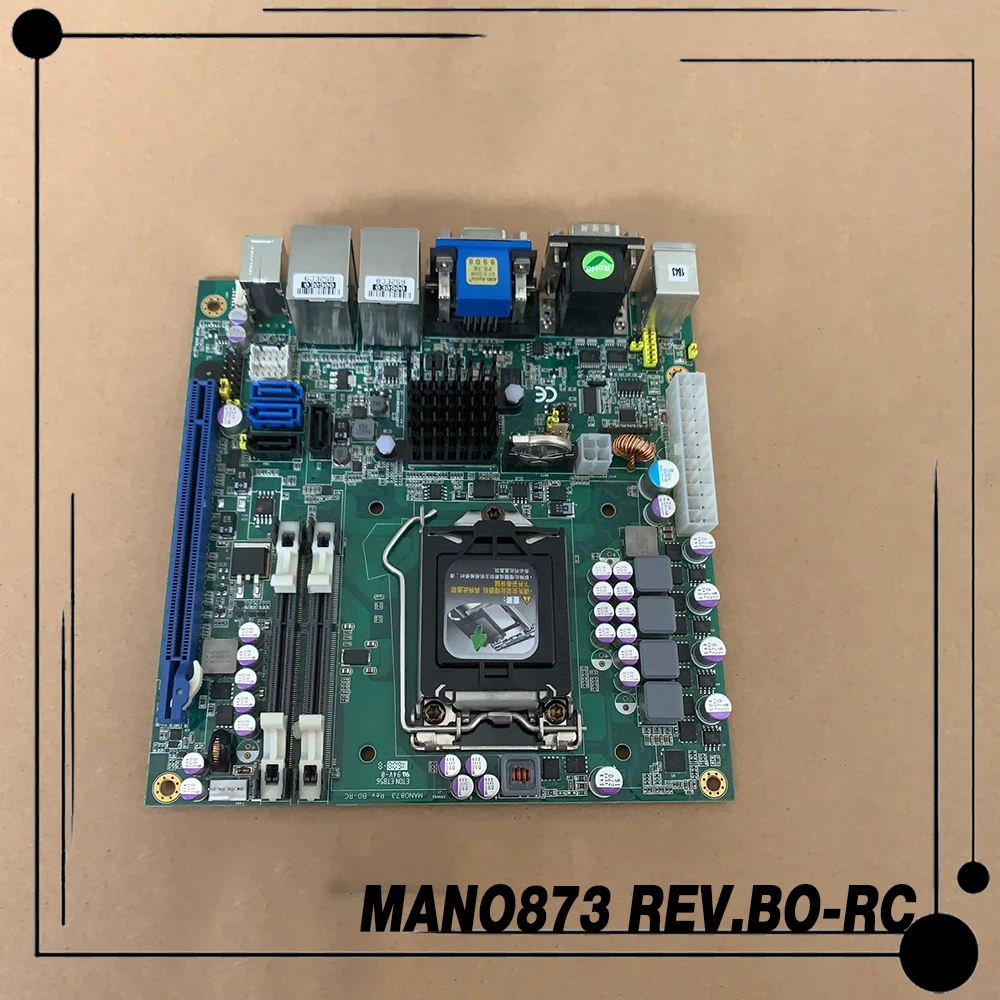 For Axiomtek Industrial Control Motherboard MANO873 REV.BO-RC