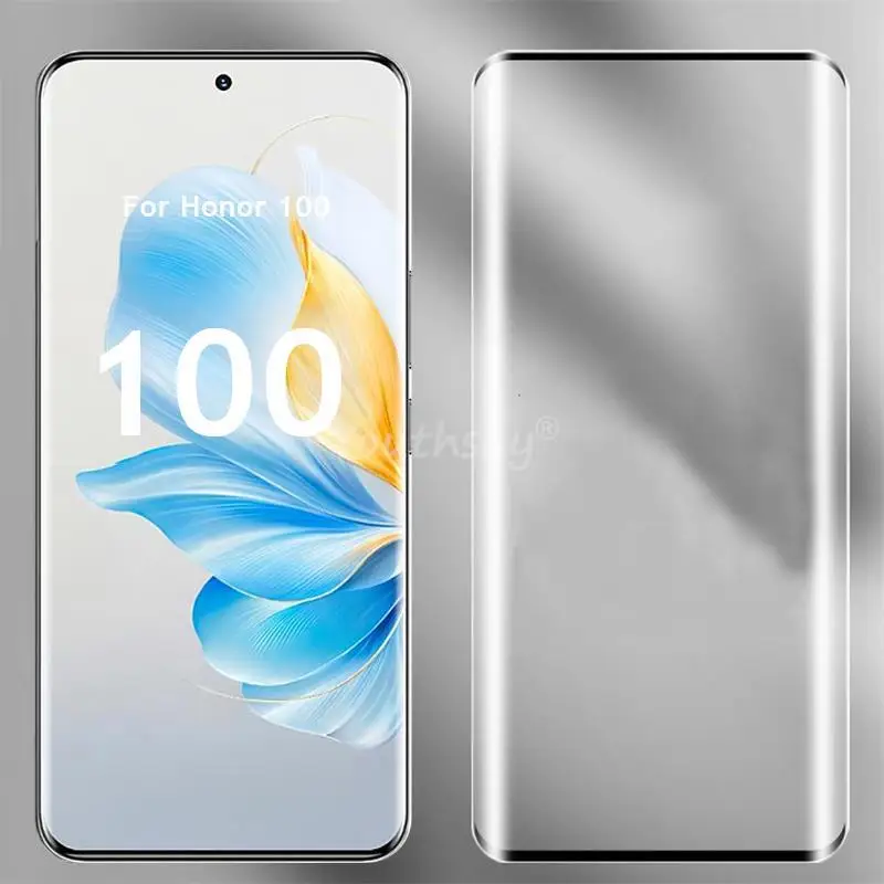 

For Honor 100 Glass 3D Curved Screen Glass Honor 100 Pro 90 Pro Protector Lens Film Honor 100 Tempered Glass