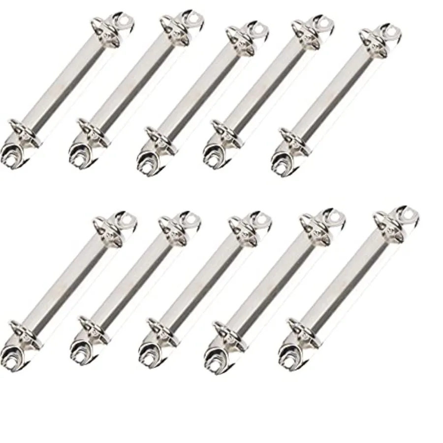 

10 упаковок, комплект для замены механизма переплета с 2 отверстиями, 2 уплотнительных кольца, металлический зажим, кольцевой механизм переплета, переплетные кольца для или