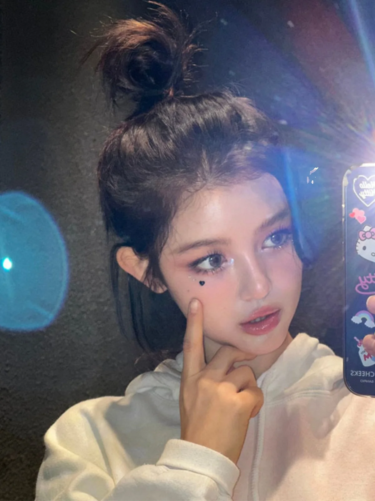 NewJeans Danielle ex Oversized Hoodie Puur Katoen Fce Lente Herfst Winter Dames Heren Sweatshirt Comfortabele pasvorm