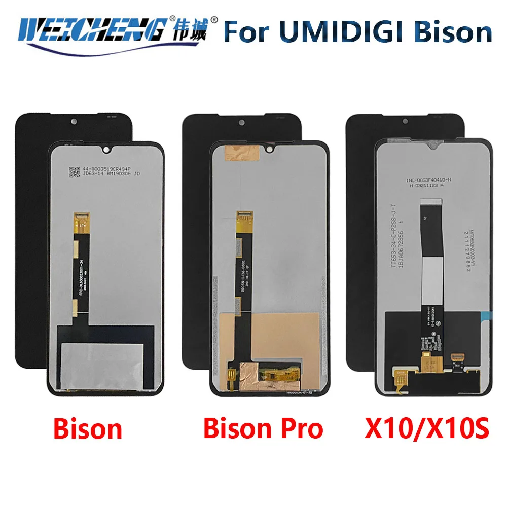 

For Umidigi Bison LCD Touch Screen Display For UMIDIGI BISON 2 Pro LCD Sensor UMIDIGI BISON X10 PRO Display LCD For Bison GT GT2