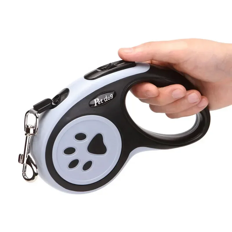 Automatic Retractable Nylon Dog Leash – 3M/5M Durable Walking Lead for Small Pets Se687929457fb46b1ba58372aca7b7702T