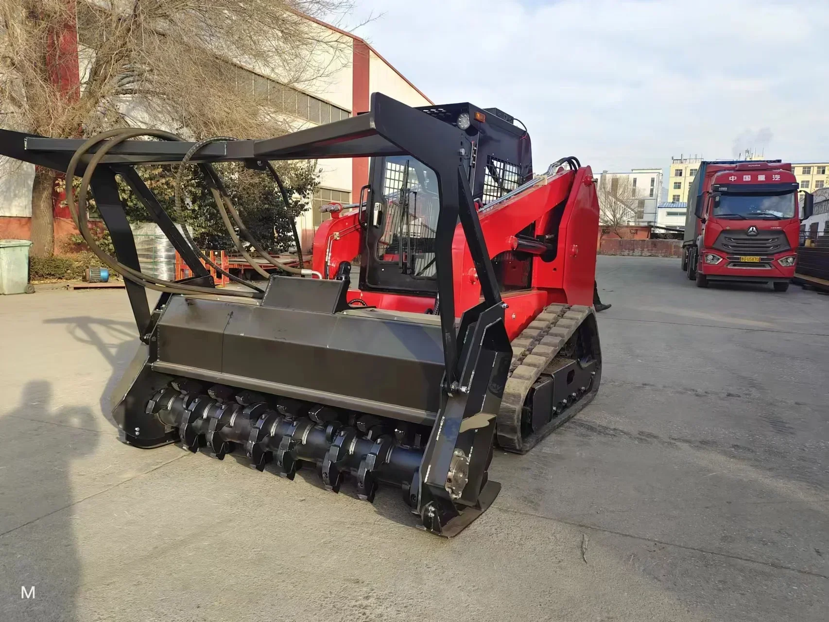 Forestry Mini Skid Steer Mulcher Mower Machine 46