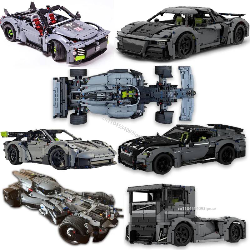 

Технический супергоночный автомобиль GT3 Corvette R8 F-1 The Iron Knights Truck Строительные блоки DIY Чемпион автомобиля 42156 Кирпичи Игрушка в подарок