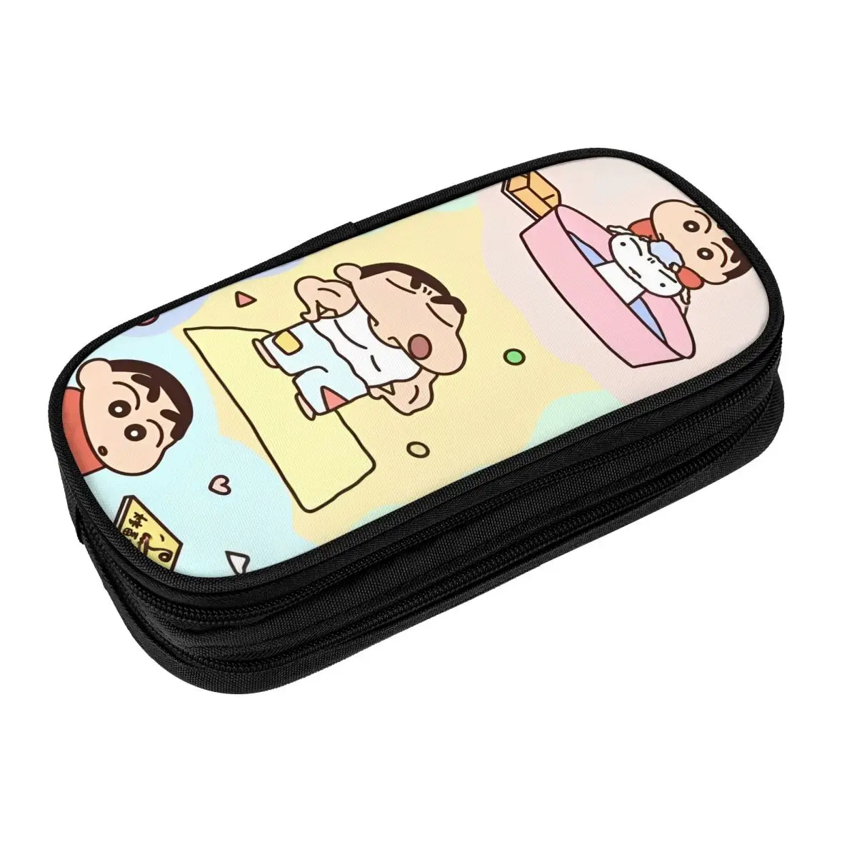 Crayon-ShinS Cartoon ChanS Anime Pencil Case Pencilcases Pen Holder Student Big Capacity Bags Students School Gifts Stationery