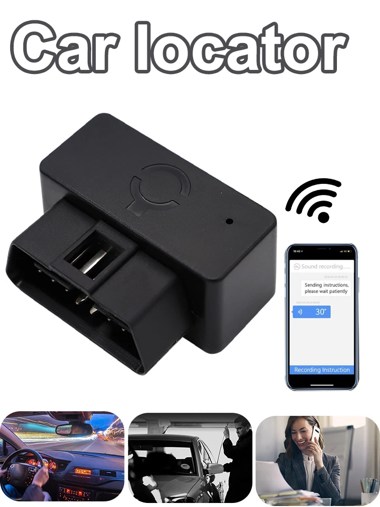 Rastreador GPS OBD 2G para ubicación de vehículo, Geofence, historia de ruta, alarma de exceso de velocidad, localizador GPS de coche antipérdida, dispositivo de aplicación Web gratis