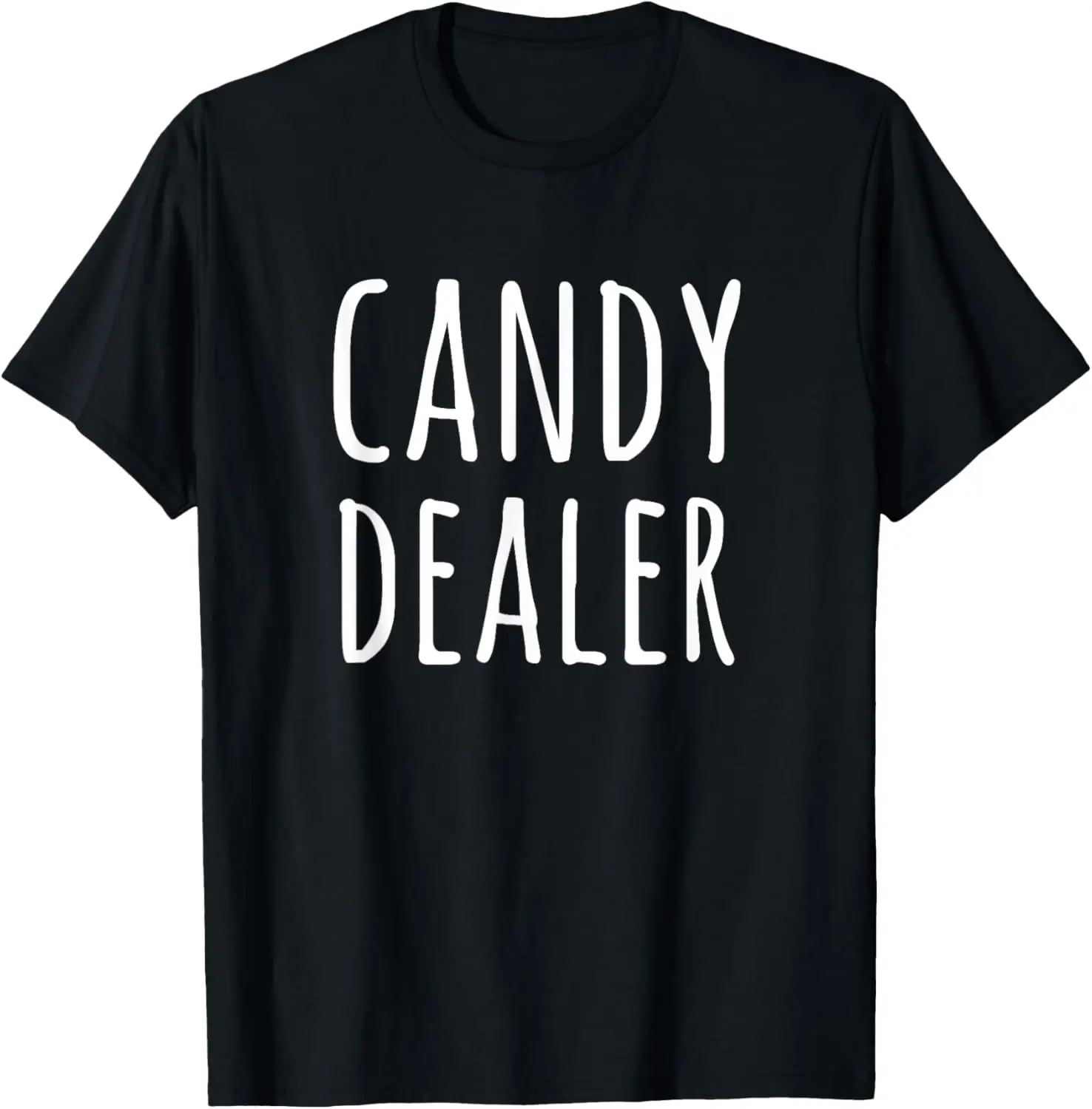 Candy Dealer - Funny Last Minute Lazy Halloween Costume T-Shirt