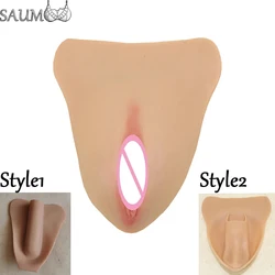 Artificial Pussy Penetrable Flase Vagina Transgender Realistic Shemale With Silicone Fake Vagina Crossdresser Underwear Pants