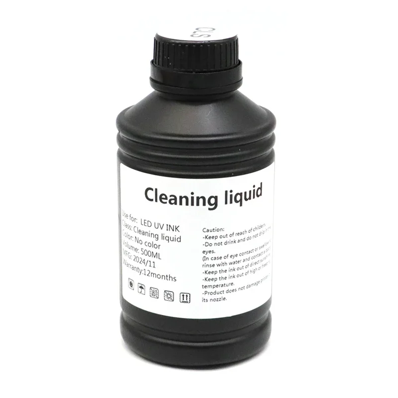 1000ML 500ml UV Ink cleaning solution For Epson TX800 XP600 DX5 DX7 i3200 L805 1390 L1800 Roland Cleaning Fluid UV ink Printhead