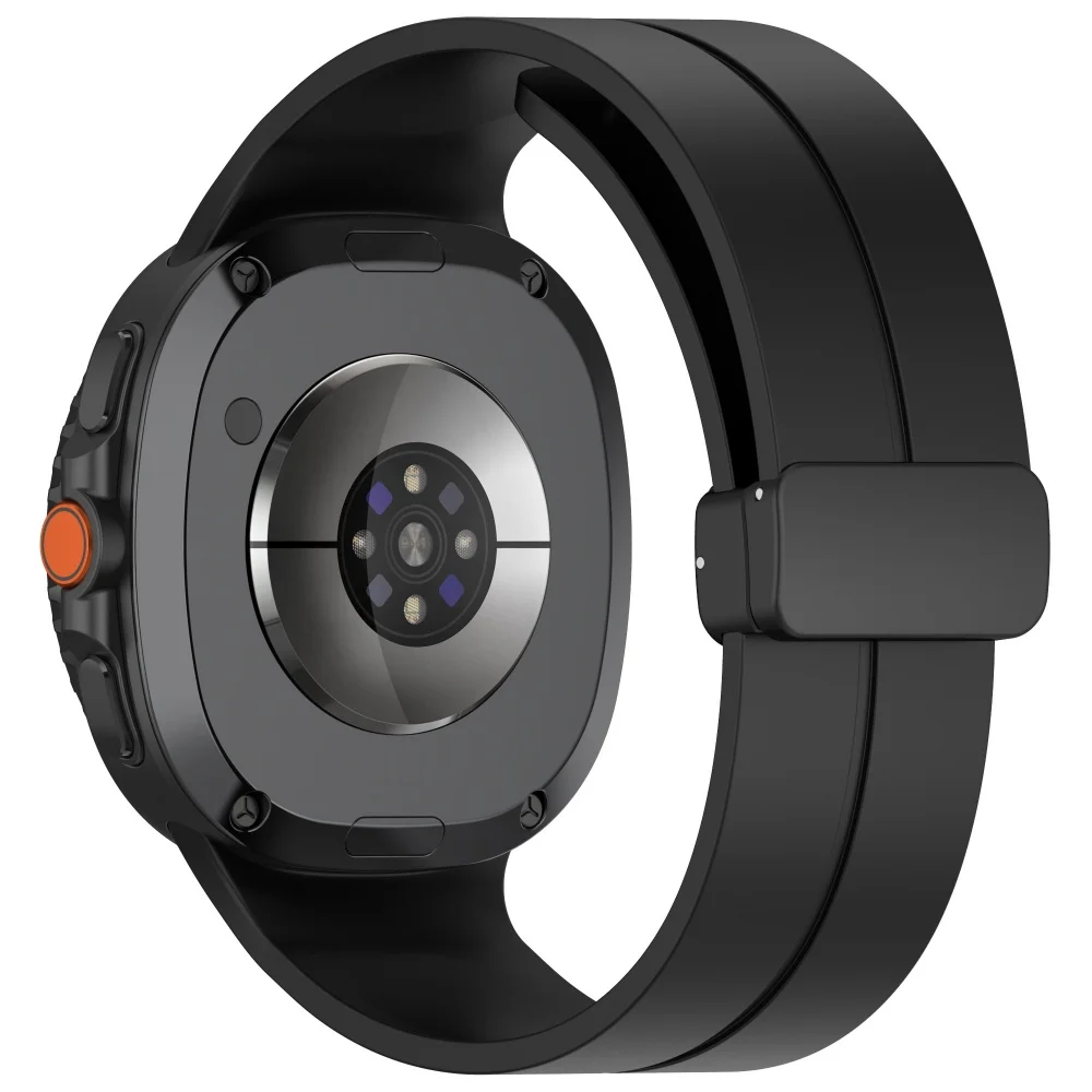 Magnetisches Silikonarmband für Samsung Galaxy Watch 9 8 44 mm 40 mm, Sportarmband für Samsung Watch 8 Classic 46 mm, Zubehör – Detail 6