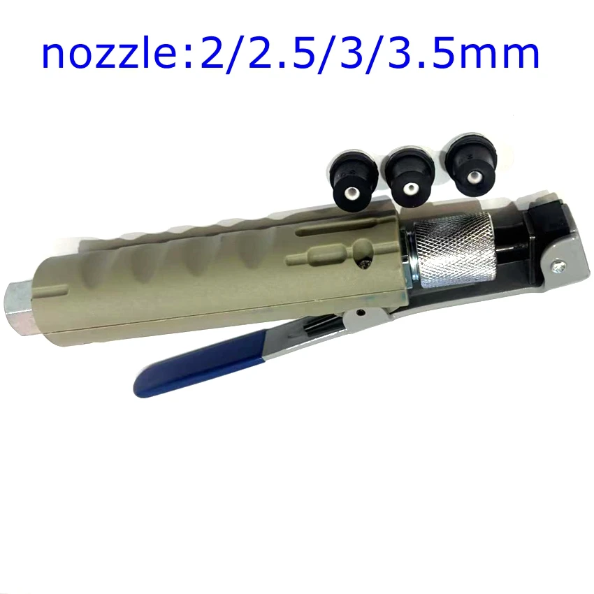 Air Sandblasting Gun Sandblaster Gun Kit With 4 Pieces Nozzle Portable Rust Blasting Nozzle Heads Sand Blaster Nozzle