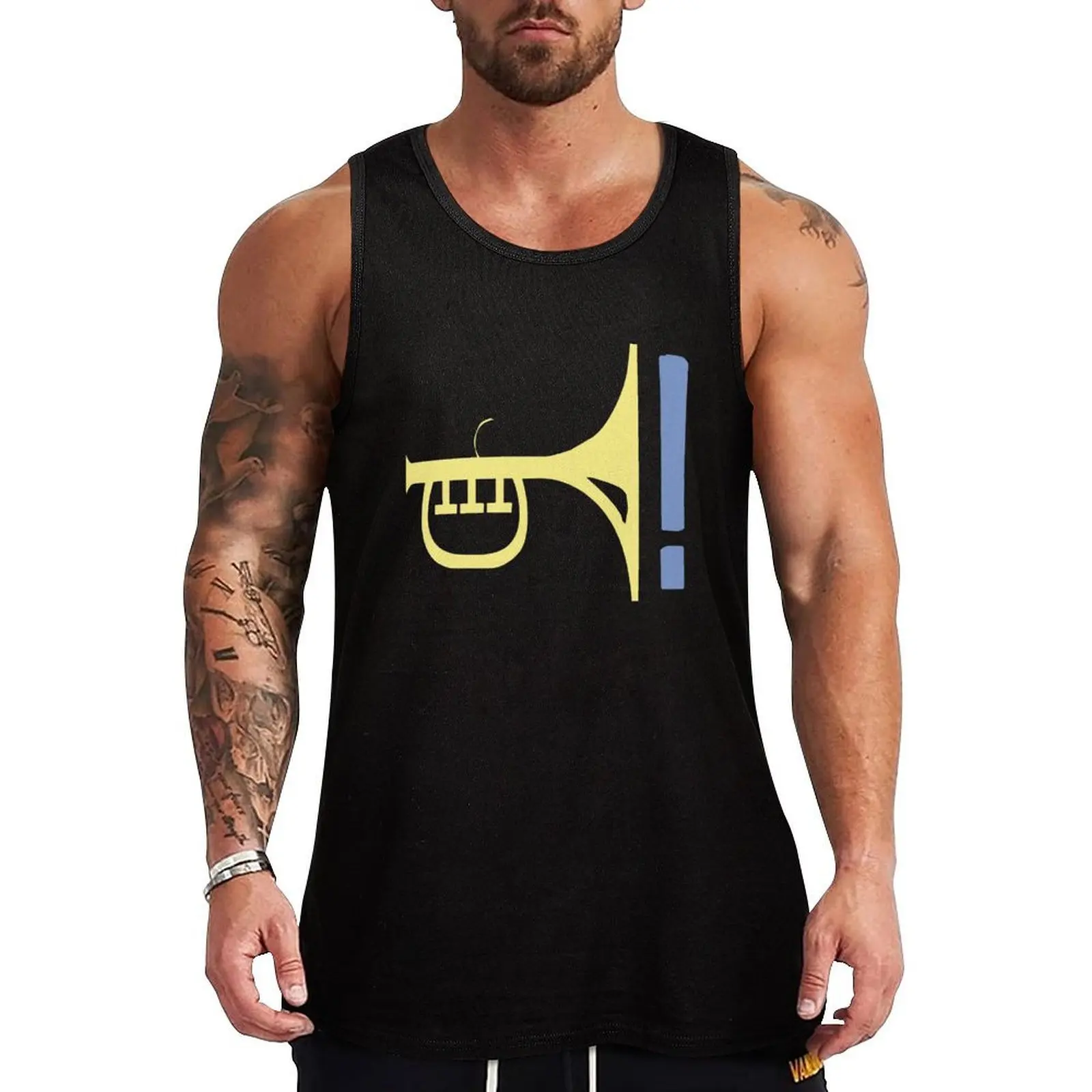 

LATE NIGHT JAZZ Tank Top Sports shirt man gym accessories man Top summer